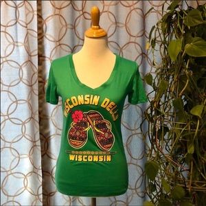 Exist Miami Green Graphic Short Sleeve T-Shirt Size Juniors Medium